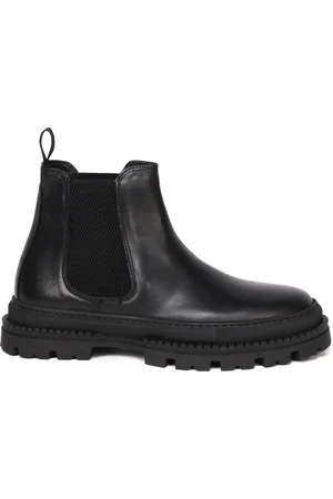 Giuliano Galiano Chelsea Boots, male, , 10 UK, Leather Ankle Boots Elastic Closure