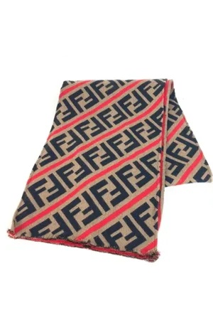 Fendi Pre-owned Scarves, female, , ONE SIZE, Pre-owned Wool scarves