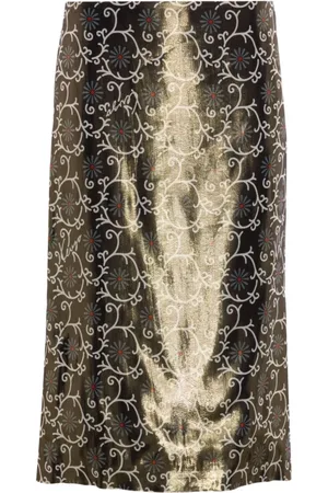 Kenzo Floral Print Pencil Skirt