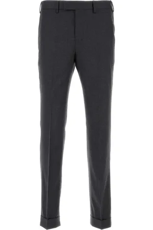PT Torino Suit Trousers, male, , XL, Stretch Wool Pant in Dark Grey