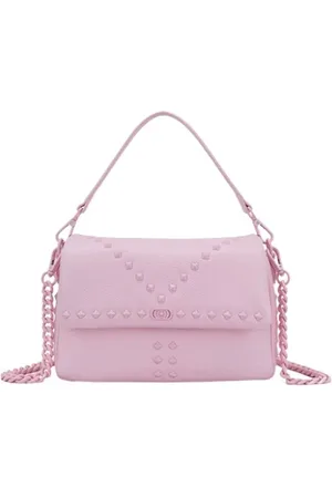 La Carrie Leather Womens Handbag Snap Closure