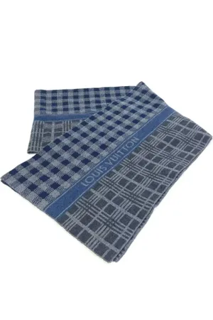 LOUIS VUITTON Pre-owned Scarves, male, , ONE SIZE, Pre-owned Wool scarves