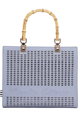 Manila Grace Tote Bags, female, , ONE SIZE, Bamboo Handle Mini Bag