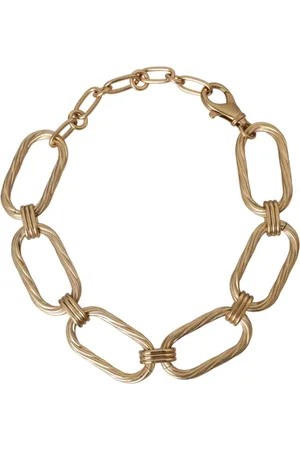 Dolce & Gabbana Gold Tone Link Chain Necklace Jewelry
