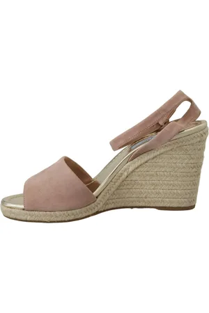 Prada Wedges, female, , 8 UK, Elegant Suede Wedge Sandals
