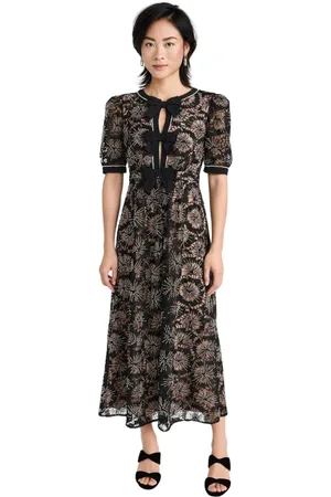 SALONI Jamie-C Floral Tulle Dress