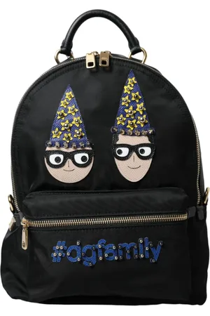 Dolce & Gabbana Elegant -Gold Detail Backpack