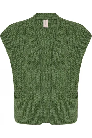 Skovhuus Cardigans, female, , M, Structured Casual Waistcoat in Lawn