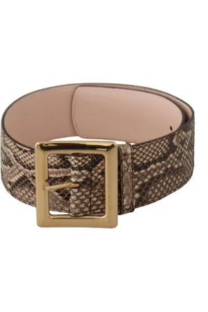 Dolce & Gabbana Belts, female, , 65 CM, Elegant Leather Belt with Logo Buckle