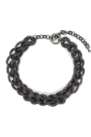 ANTONELLI Necklaces, female, , ONE SIZE, Diamond Chain Effect Necklace