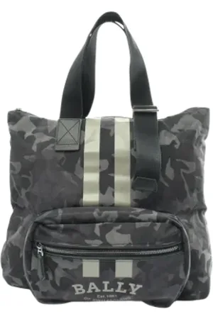 Bally Pre-owned Tote Bags, male, , ONE SIZE, Pre-owned Fabric handbags