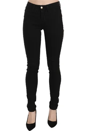 Costume National Skinny Mid Waist Denim Jeans