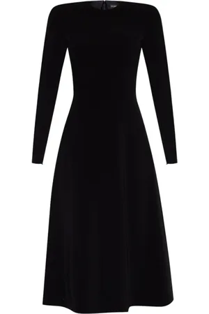 Balenciaga Midi Dresses, female, , XS, Zip Detail Long Sleeve Dress