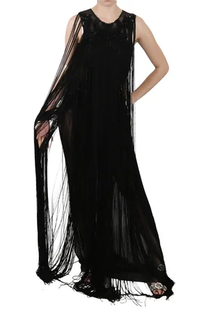 John Richmond Gowns, female, , S, Sheer Sequined Maxi Elegance Dress
