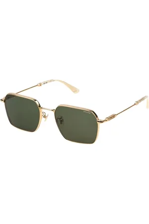 Police Rose Gold Green Sunglasses