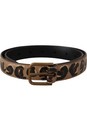 Dolce & Gabbana Elegant Engraved Leather Belt