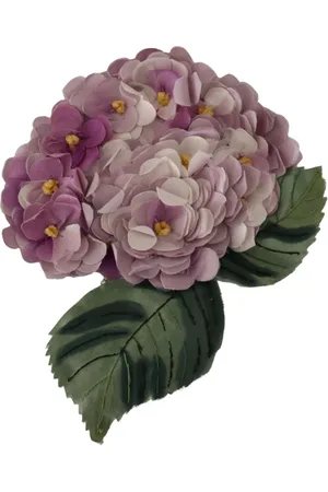 Dolce & Gabbana Floral Gold Tone Brass Brooch