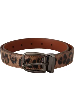 Dolce & Gabbana Elegant Engraved Leather Belt - Timeless Style