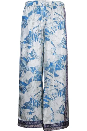 PIERRE-LOUIS MASCIA Silk Trousers Straight Leg