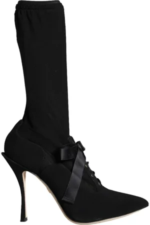 Dolce & Gabbana Stiletto Heels Mid Calf Boots