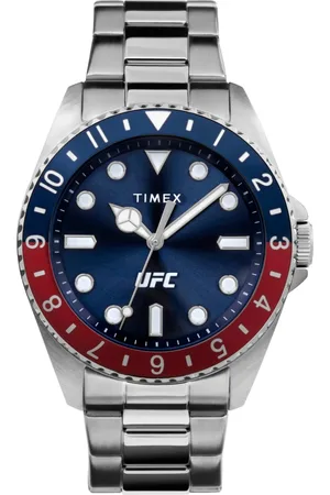 Timex Analog Stainless Steel Watch with Fold Clasp