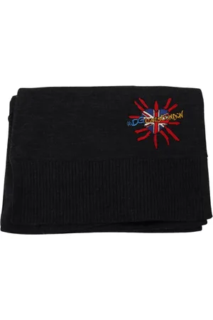 Dolce & Gabbana Winter Scarves, unisex, , ONE SIZE, Elegant Wool Wrap Scarf