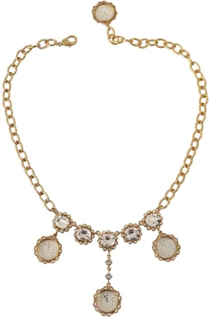 Dolce & Gabbana Golden Watch Statement Necklace