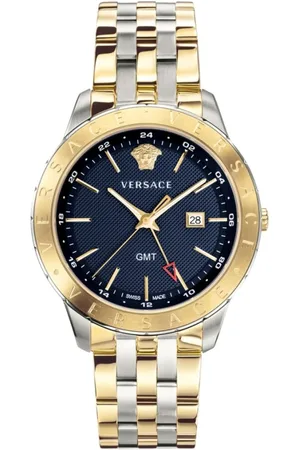 VERSACE Watches, male, , ONE SIZE, Univers GMT bicolor Watch
