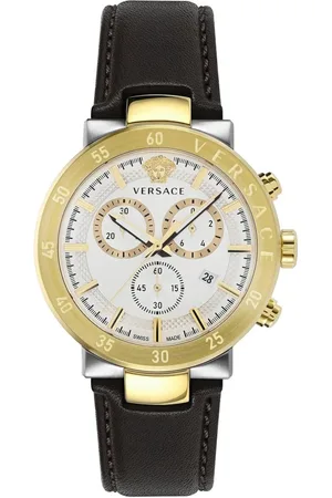 VERSACE Watches, male, , ONE SIZE, Chronograph Urban Mystique Leather Watch