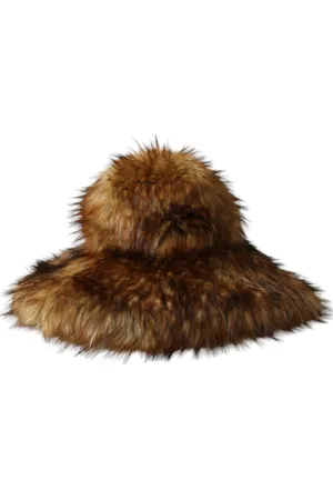 Dolce & Gabbana Hats, female, , ONE SIZE, Faux Fur Bucket Hat