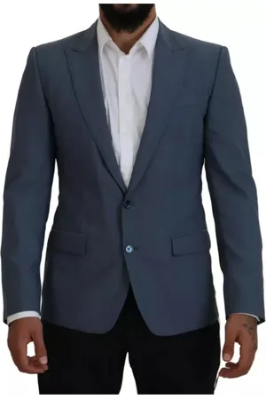 Dolce & Gabbana Formal Blazers, male, , XS, Wool Slim-Fit Blazer Jacket