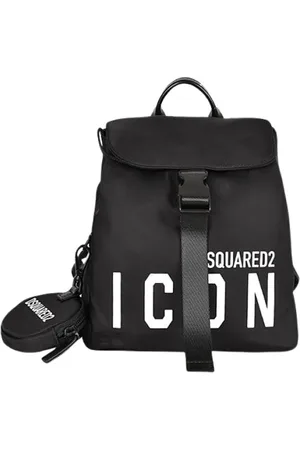 Dsquared2 Backpacks, male, , ONE SIZE, Backpack with Leather Handle and Detachable Side Buckle