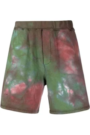 Dsquared2 Cotton Tie-Dye Sports Shorts