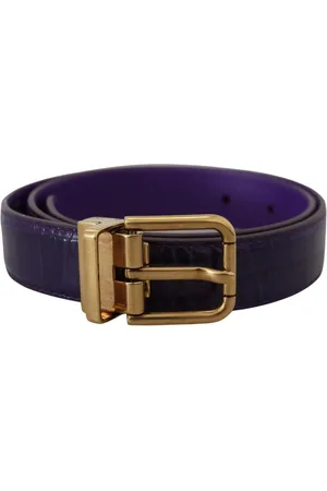 Dolce & Gabbana Belts, female, , 70 CM, Leather Belt with Metal Buckle