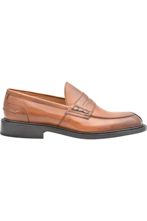TRICKERS Loafers, male, , 9 UK, Classic Beechnut Lace-Up Shoes