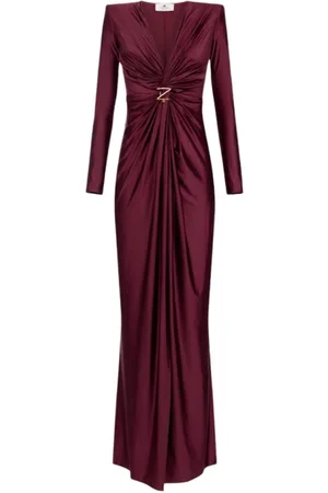 Elisabetta Franchi Party Dresses, female, , XL, Long Dress with Elegant Design