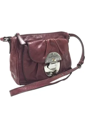 Miu Miu Pre-owned Cross Body Bags, female, , ONE SIZE, Pre-owned Leather shoulder-bags