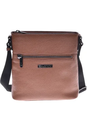 BALDININI Tan calfskin crossbody bag