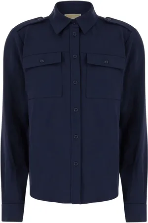 Michael Kors Shirts, female, , XS, Fitted Army Shirt