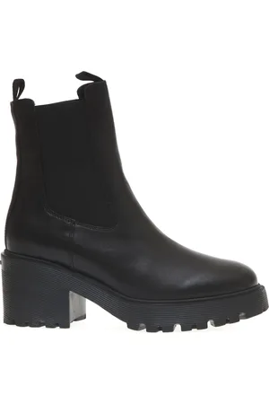 Hogan Heeled Boots, female, , 3 1/2 UK, Leather Ankle Boots Trendy Style