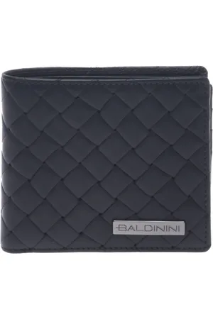 BALDININI Wallet in woven print leather