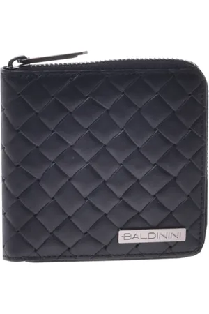 BALDININI Wallet in woven print leather