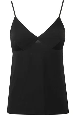 Norma Kamali Sleeveless Tops, female, , S, Satin Slip Top