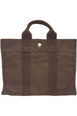 Hermès Pre-owned Tote Bags, female, , ONE SIZE, Pre-owned Canvas handbags