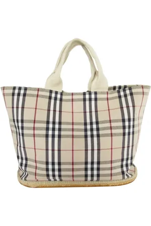 Burberry Pre-owned Tote Bags, female, , ONE SIZE, Pre-owned Canvas totes