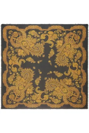 Etro Winter Scarves, female, , ONE SIZE, Black Winter Scarf Elegant Style