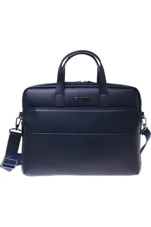 BALDININI Professional bag in leather and nylon