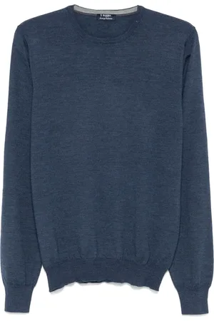 BARBA Round-neck Knitwear, male, , 2XL, Virgin Wool Crew-Neck Knitwear