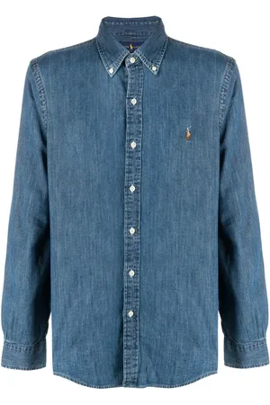 Ralph Lauren Denim Shirts, male, , S, Denim Sport Shirt Long Sleeve