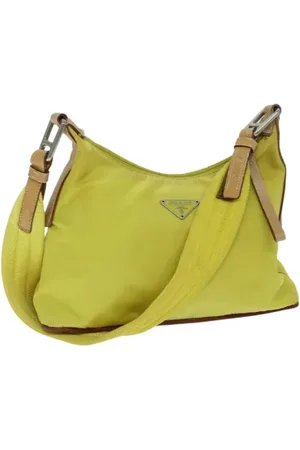 Prada yellow nylon bag best sale